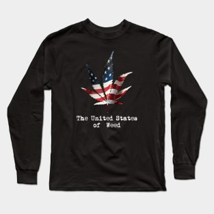 Weed Flag Long Sleeve T-Shirt